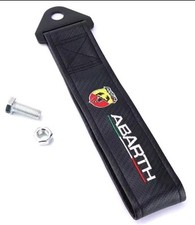 ABARTH RACING cinghia Traino Tuning Carbon Look tow strap