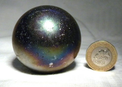 Vintage glass lustre - glass, huge