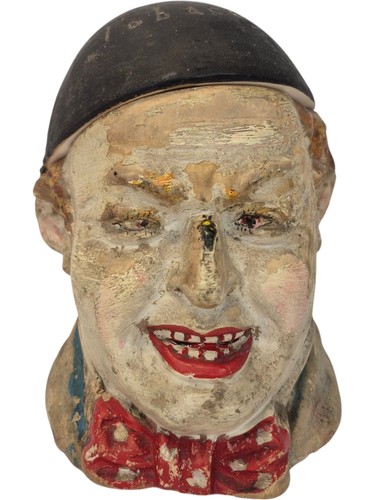 Vintage victorian clown head - vintage,