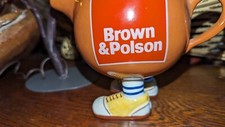 Brown And Polson Carlton Ware jug Walking ware Gravy Custard On Legs Vintage