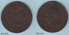 France 10 Centimes 1855B (Napoleon III) Coin