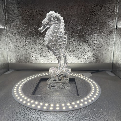 Vtg waterford crystal seahorse - crystal,