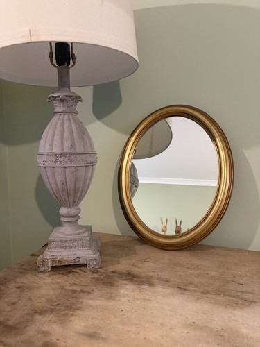 Gold decorative oval pretty