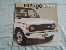 Yugo range brochure undated UK market