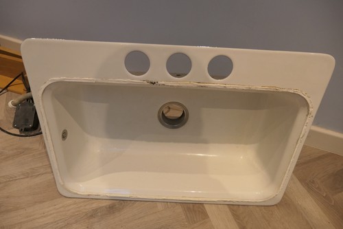 Kolher cast iron undercounter - iron,