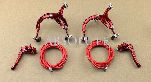 All red old school bmx - bmx, bike