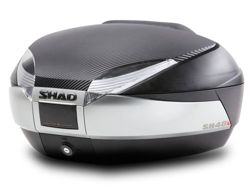 Shad 48l top box blk - 48l, blk/tita