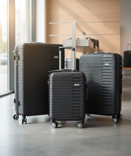 3 pcs luggage set, durable ABS