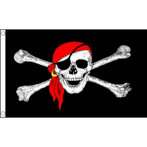 Pirate bandana skull flag - bandana,