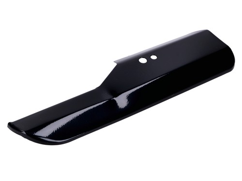 Black plastic engine cover for