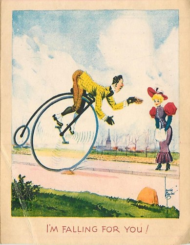 Valentine penny farthing - penny,