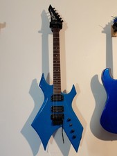 1989 B.C. Rich NJ Warlock, Made in Japan - Blue