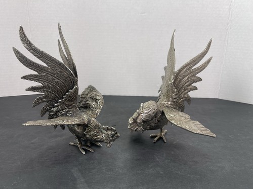 Vintage pair silver plated - vintage,