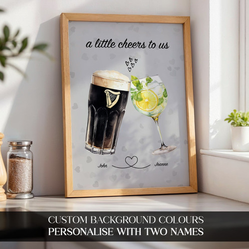Guinness and hugo spritz - and,