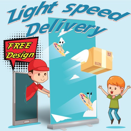 Roller banner free design - free,