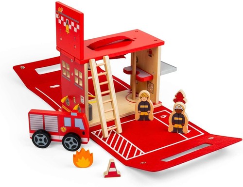 Bigjigs fire station the go - fire, on