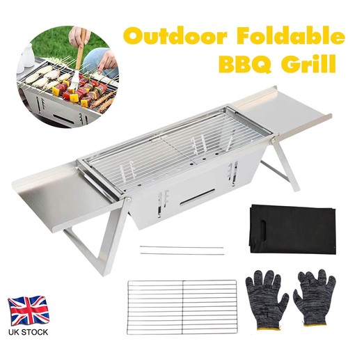 Portable folding charcoal bbq - portable,