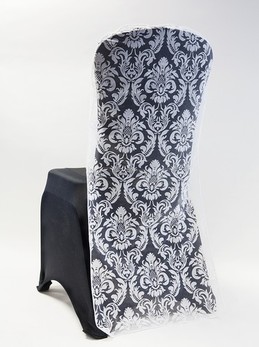 Flock organza chair caps - flock, for