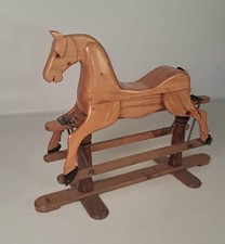 antique solid wooden rocking