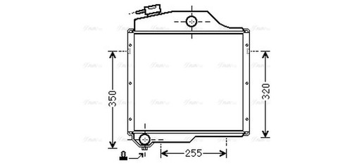 Ava coolant radiator zr2001 - ava,
