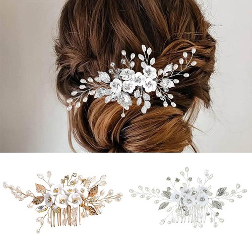 Vintage bride hair clips - hair,