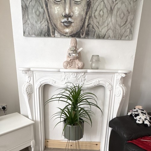 White ornate antique - ornate, style