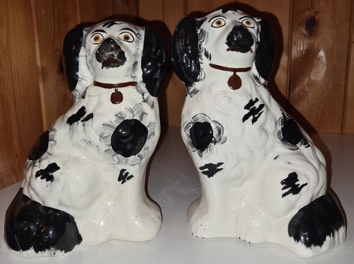 Vintage pair staffordshire - vintage, of