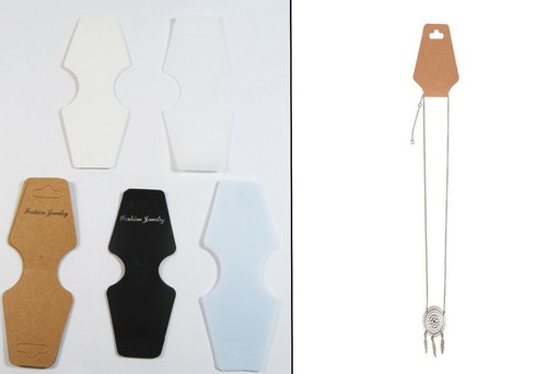 Necklace tags hangers - /,