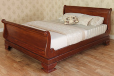 Mahogany Sleigh Bed Frame