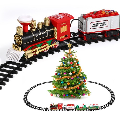 Christmas electric xmas train - xmas,