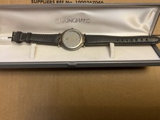 NOS Junghans Titan Watch 42.2306 Leather Strap Working Order New Battery Boxed