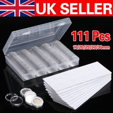 100pcs 30mm Round Coin Storage