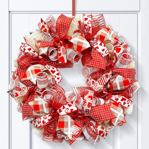 Deco mesh ribbon red - mesh,