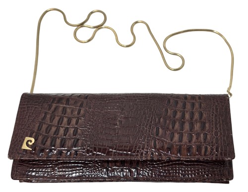 Pierre cardin clutch bag - pierre, brown