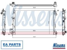 Radiator, engine cooling for