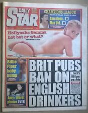DAILY STAR 24 April 2008 - Sammy Braddy (Page 3), Emily Scott, Billie Piper
