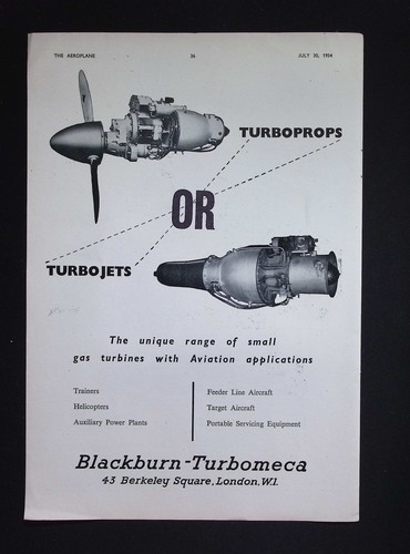 Original 1954 advert - original,
