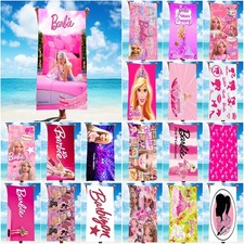 Kid Adult Barbie Bath Towel