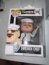 SWEDISH CHEF #10 FUNKO POP THE MUPPETS MOST WANTED VAULTED FIGURE DAMAGED BOX
