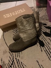 Penelope Chilvers Jackson Pony Boot Mid-Calf Pull-on Shearling uk 5 eu 38