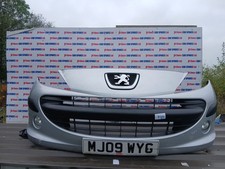 PEUGEOT 207 HATCHBACK 5DR MK1 PH1 2009 SILVER EZR FRONT BUMPER MARKS