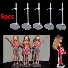 5x Adjustable Doll Stands for