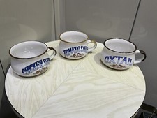 Vintage Soup Bowls Dishes X 3
