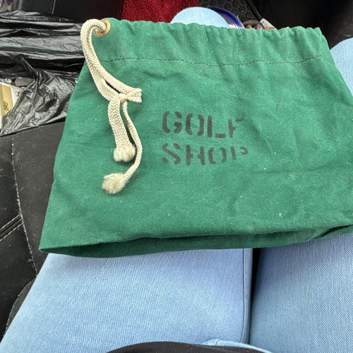 Green fabric golf shoes - green,