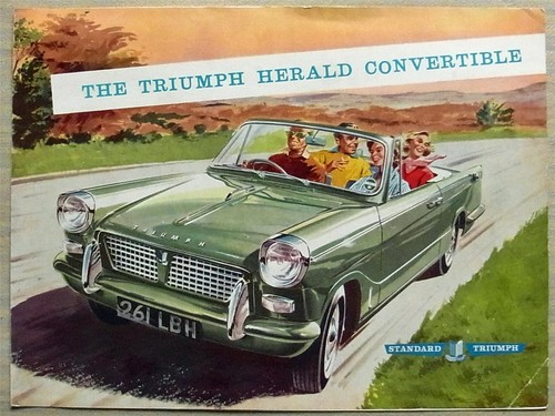 Triumph herald convertible car - convertible,