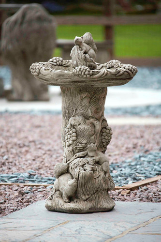 Stone concrete squirrel - stone,