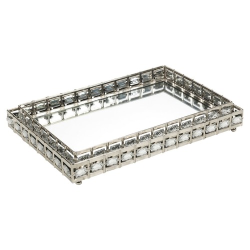 2pc rectangle silver mirror - 2pc,