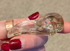 Natural Citrine Raven Skull