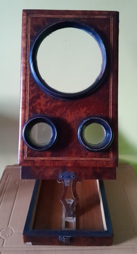 Antique french stereoviewer - french,