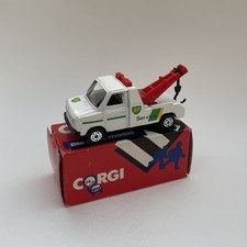 Corgi Ford Transit Wrecker Tow Truck - Boxed - BP - White 1985 Vintage Diecast